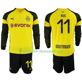 Fußballtrikots Borussia Dortmund Reus 11 Kinder 2018-2019 Langarm Heimtrikotsatz kaufen
